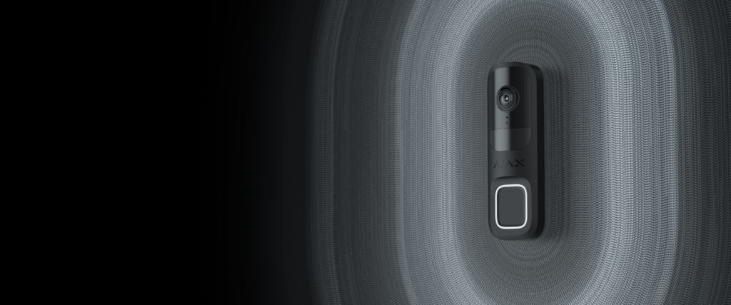 Key visual - Ajax DoorBell - black